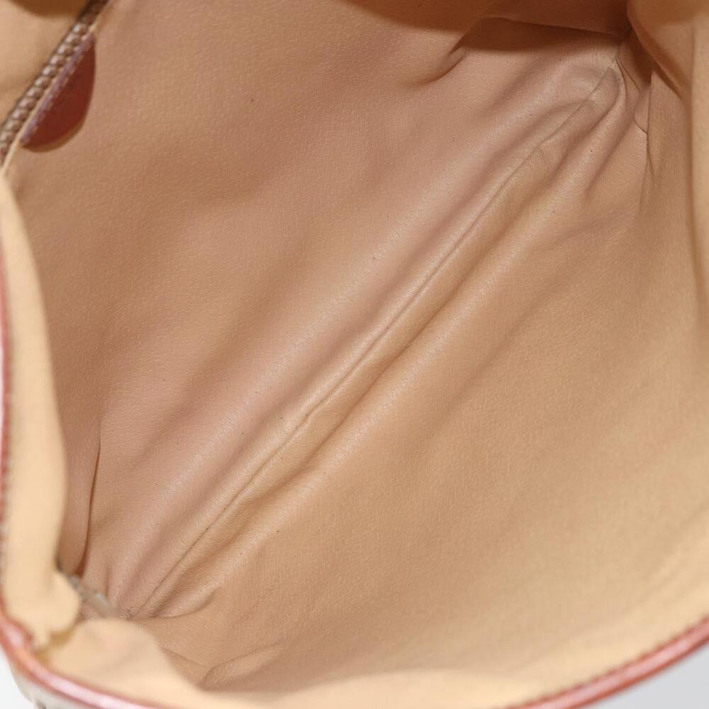CELINE Macadam Canvas Tote Bag PVC Beige Gold Auth 156447 - Picture 11 of 16